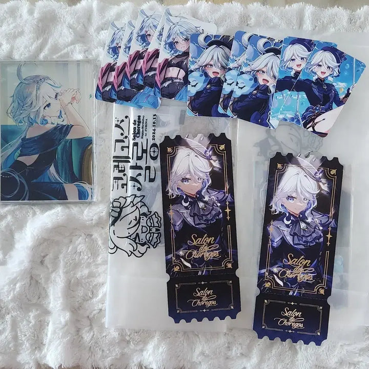 [BUNJANG] Genshin Impact Furina Birthday Cafe Freebie &amp; Lucky Draw Bundle Set / 원신 푸리나 생카 전프레 및 럭드 일괄