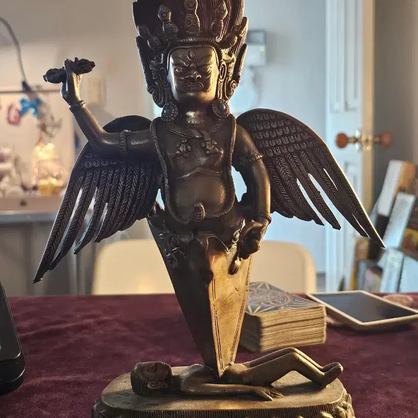 [BUNJANG] Vajrakilaya Phurba Guardian Statue, Tibetan Esoteric Buddhism / 티베트 밀교 바즈라킬라야 계열 푸르바 수호 조형상