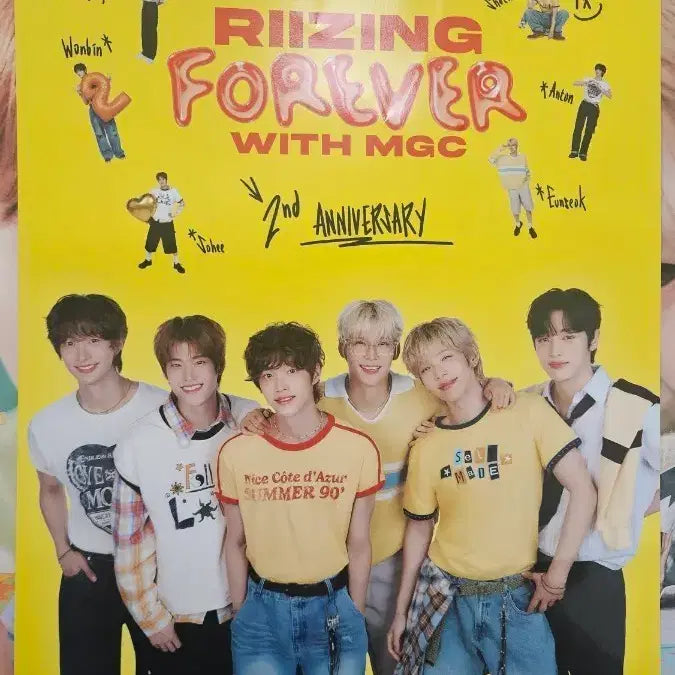 [BUNJANG] RIIZE RIIZING FOREVER 2nd Anniversary Poster / 라이즈 RIIZING FOREVER with MGC 2주년 기념 포스터