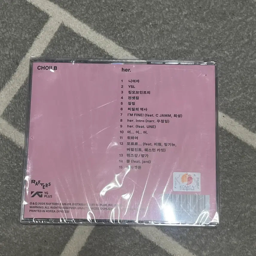 [BUNJANG] Choi Elbi Her Signed Album (Sealed) / 최엘비 her 싸인반 미개봉