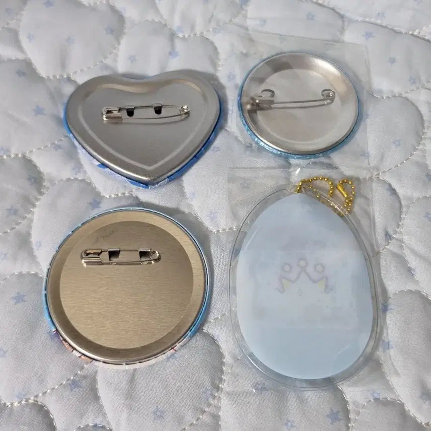 [BUNJANG] Shugo Chara Tadase Rui 4-Piece Can Badge Set / 캐릭캐릭체인지 캐캐체 슈고캬라 타다세 루이 캔뱃지 핀버튼 4종 일괄