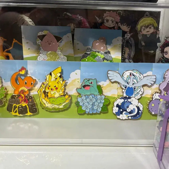 [BUNJANG] Pokemon Ikssantoast Badge Bundle Set / 포켓몬스터 이삭토스트 뱃지 일괄