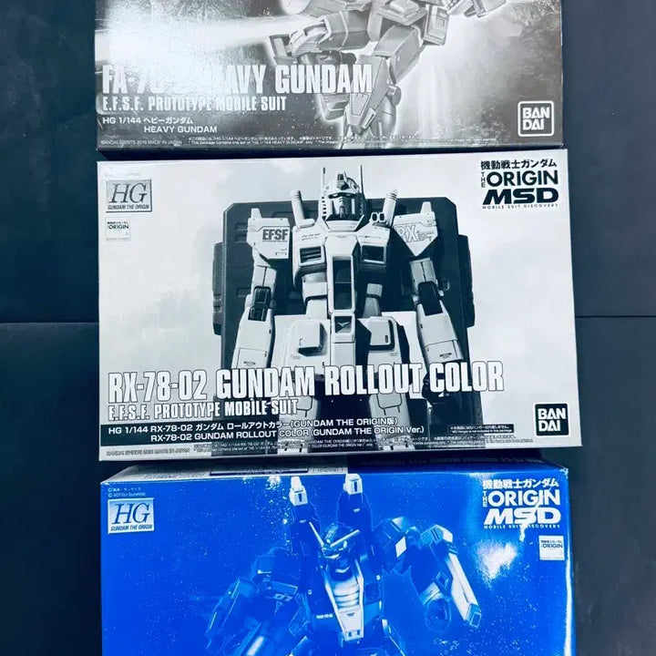 [BUNJANG] Bandai HG Gundam Limited Edition 3-Model Set / 한정판 반다이 HG 건담 프라모델 3종 세트