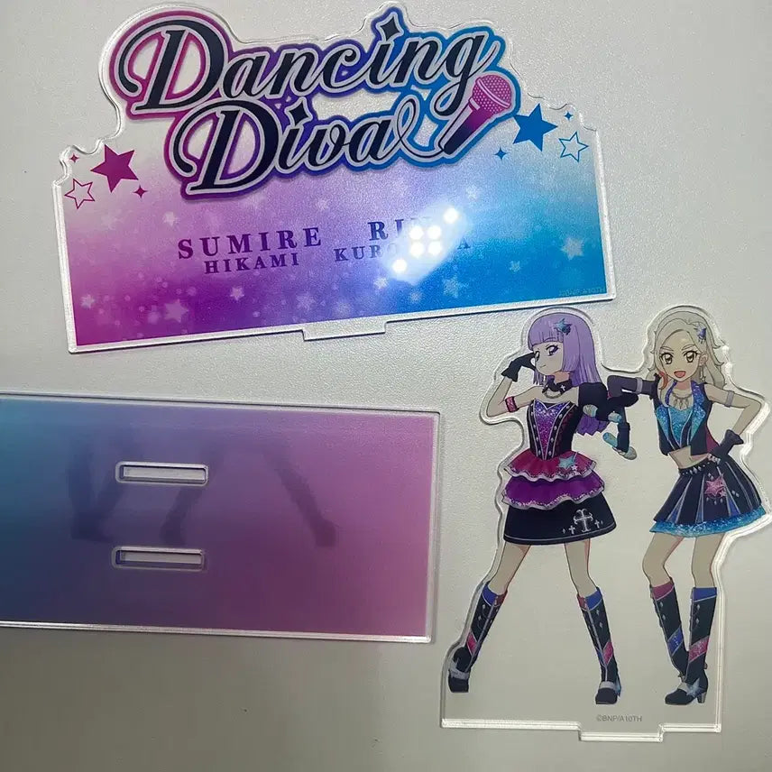 [BUNJANG] Aikatsu! Dancing Diva Unit Acrylic Diorama - Sumire &amp; Rin / 아이카츠 아이엠스타 댄싱디바 디오라마 유닛 아크릴 판매 스미레, 린