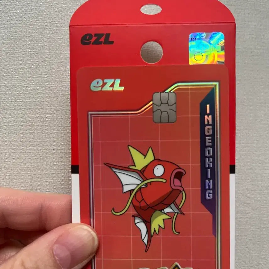 [BUNJANG] Pokemon Igle T-Money Card Magikarp / 포켓몬 이즐 교통카드 잉어킹