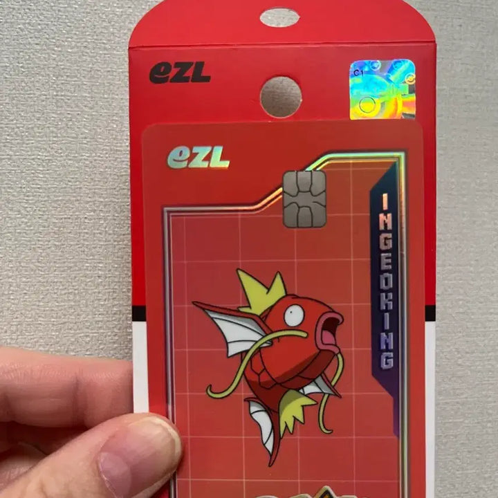 [BUNJANG] Pokemon Igle T-Money Card Magikarp / 포켓몬 이즐 교통카드 잉어킹