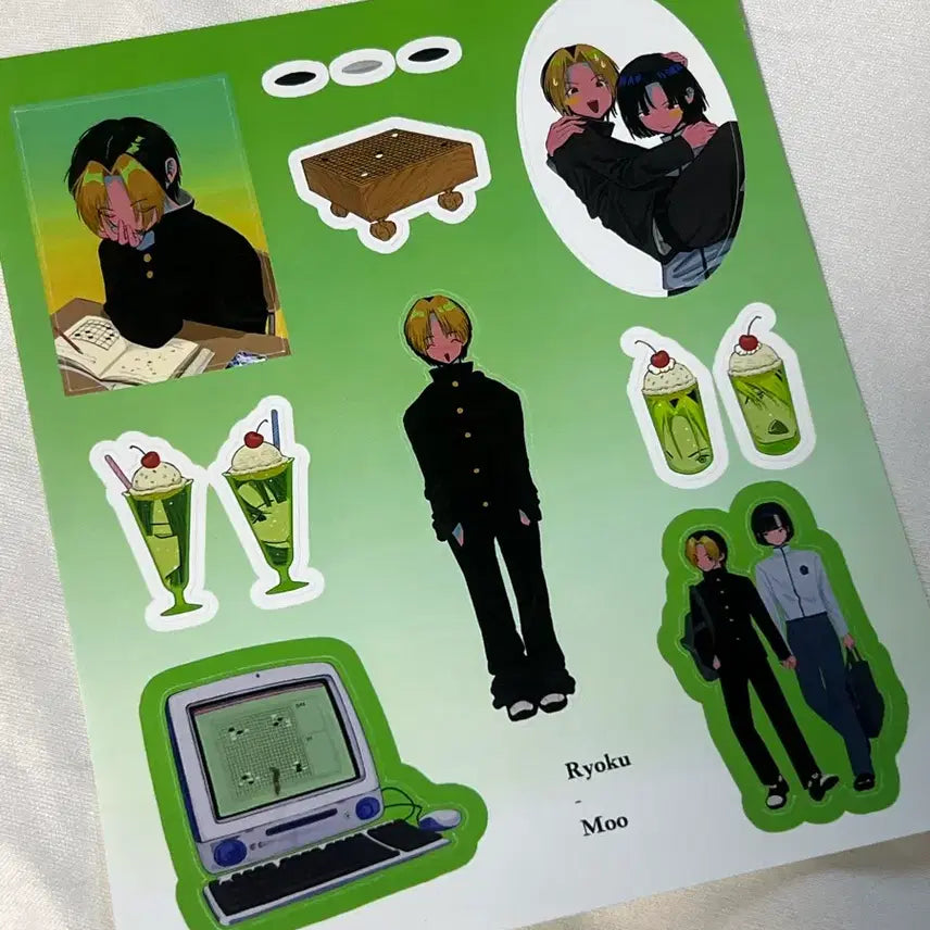 [BUNJANG] Hikaru no Go Sticker / 무호님 히카루의 바둑 스티커