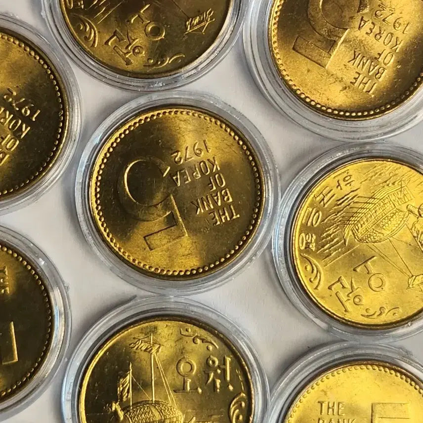 [BUNJANG] 1972 5 Won Coin Set (20 Pieces) / 미사용/1972년 5원  20개 세트