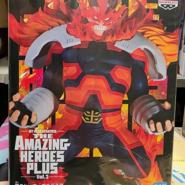 [BUNJANG] My Hero Academia Amazing Heroes Endeavor Figure (Sealed) / 나의 히어로 아카데미아 어메이징 히어로즈 엔데버 피규어 미개봉