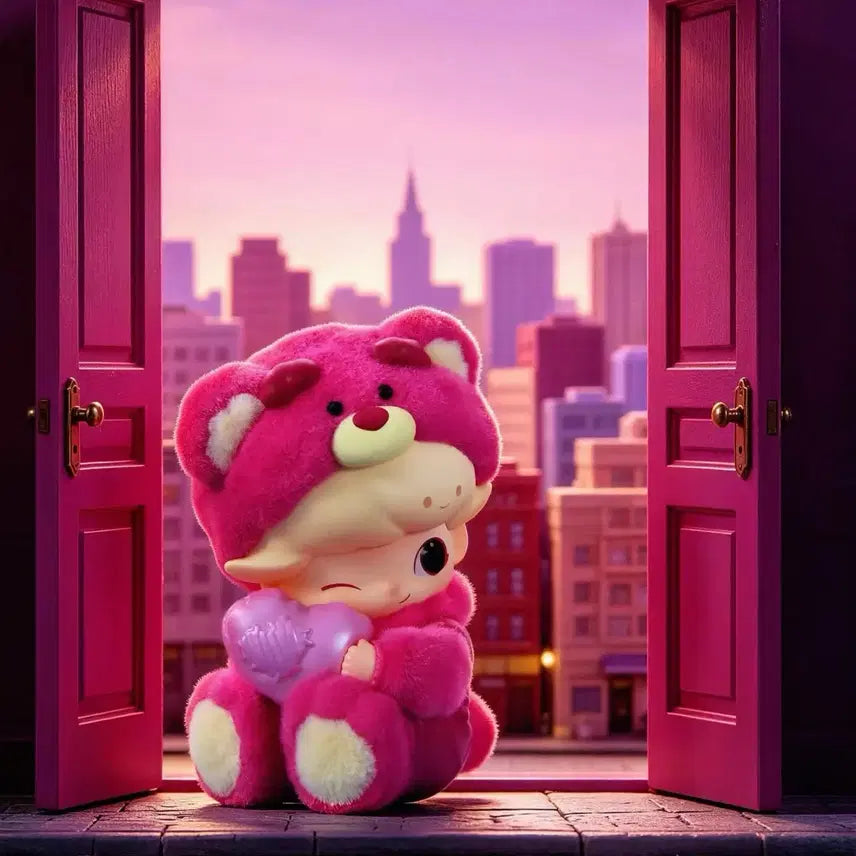 [BUNJANG] Pop Mart DIMOO World x Pixar Series Lotso Figure / 팝마트 디무 월드 X 픽사 시리즈 DIMOO as Lotso