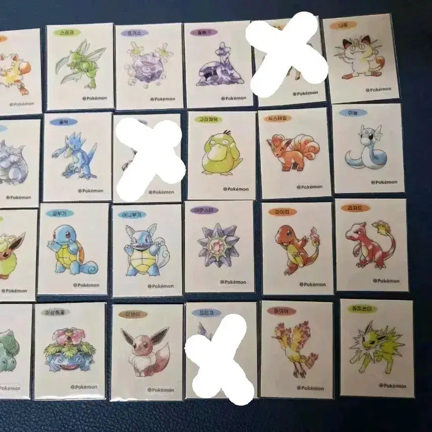 [BUNJANG] Pokemon Artwork Sticker Collection / 포켓몬 아트워크 띠부씰 판매