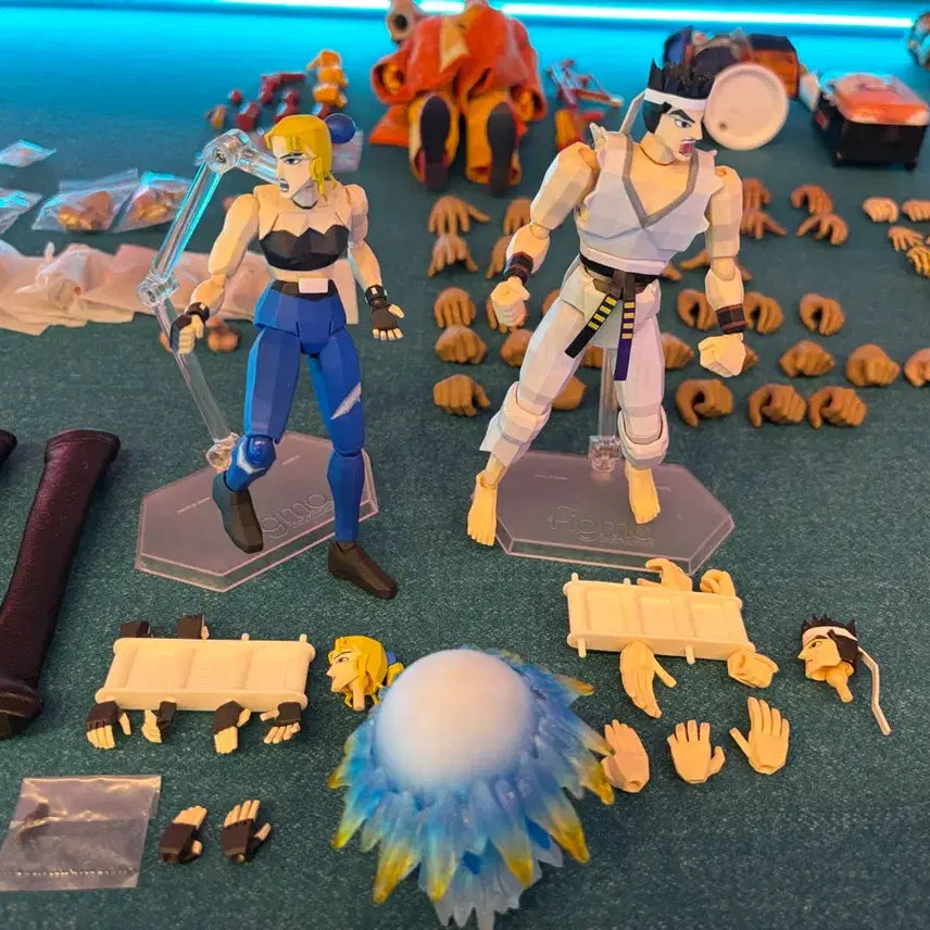 [BUNJANG] Virtua Fighter Akira Yuki Sarah Figure Bundle Set / 일괄 정품 버추어파이터 사라 아키라유키 피규어 세트 팔아요