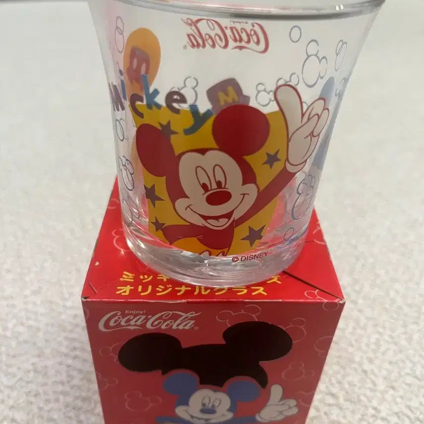 [BUNJANG] Limited Edition Coca-Cola x Disney Collaboration Vintage Glass Set / (한정판 새상품) 빈티지 코카콜라 X 디즈니 굿즈 콜라보 글라스 세트