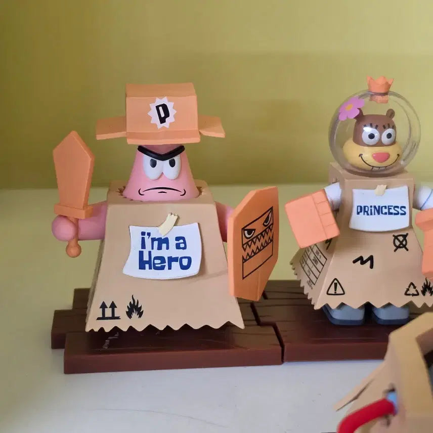 [BUNJANG] SpongeBob SquarePants Adventures of Brave Knight Series 6 Figure Bundle Set / 스폰지밥 용사의 모험 피규어 6종 일괄