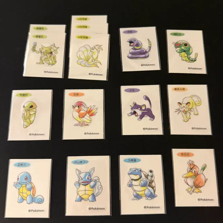 [BUNJANG] Pokemon 30th Anniversary Sticker Collection / 포켓몬 30주년 띠부씰