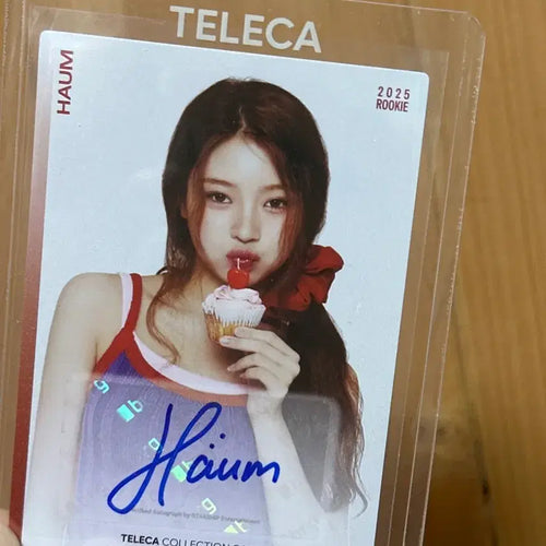 [BUNJANG] Teraka 2025 K-Pop Rookie KiKi HaEum Signed Photocard / 테레카 2025 K-pop 루키 키키 하음 친필 싸인 카드