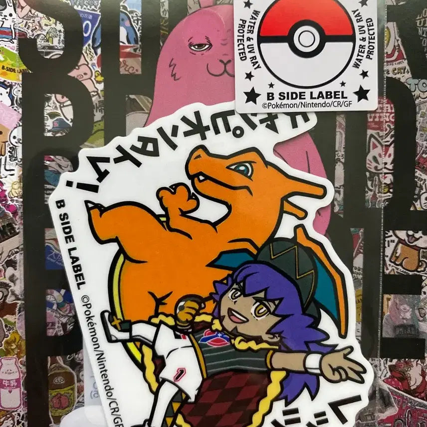 [BUNJANG] Bside Label Lizimon Dandel Waterproof Sticker Set / 비사이드라벨 리지몽단델 방수스티커 포켓몬
