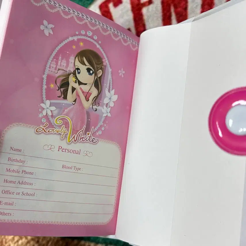[BUNJANG] Orange Story Lovely White Diary - Vintage Stationery / 고전문구 오렌지스토리 러블리 화이트 다이어리