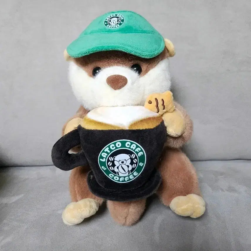 [BUNJANG] Ratko-sang Coffee is Good Barista Ratko-sang 25cm Medium Plush / 정품 랏코상 커피가 좋아 바리스타 랏코상 25cm 중형 인형