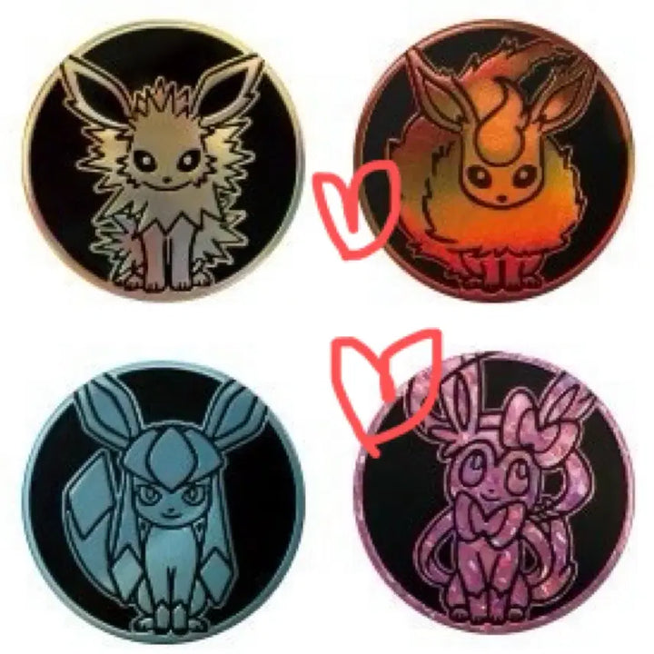 [BUNJANG] Pokemon Coin Collection Gacha Nymphia &amp; Booster Sealed Bundle Set / [미개봉/2개일괄] 포켓몬 코인컬렉션 가챠 님피아 &amp; 부스터