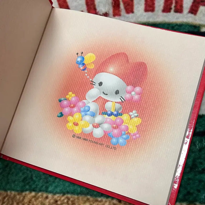 [BUNJANG] Yeon Art Cherry Pet Hardcover Diary / 고전문구 영아트 체리펫 양장 다이어리