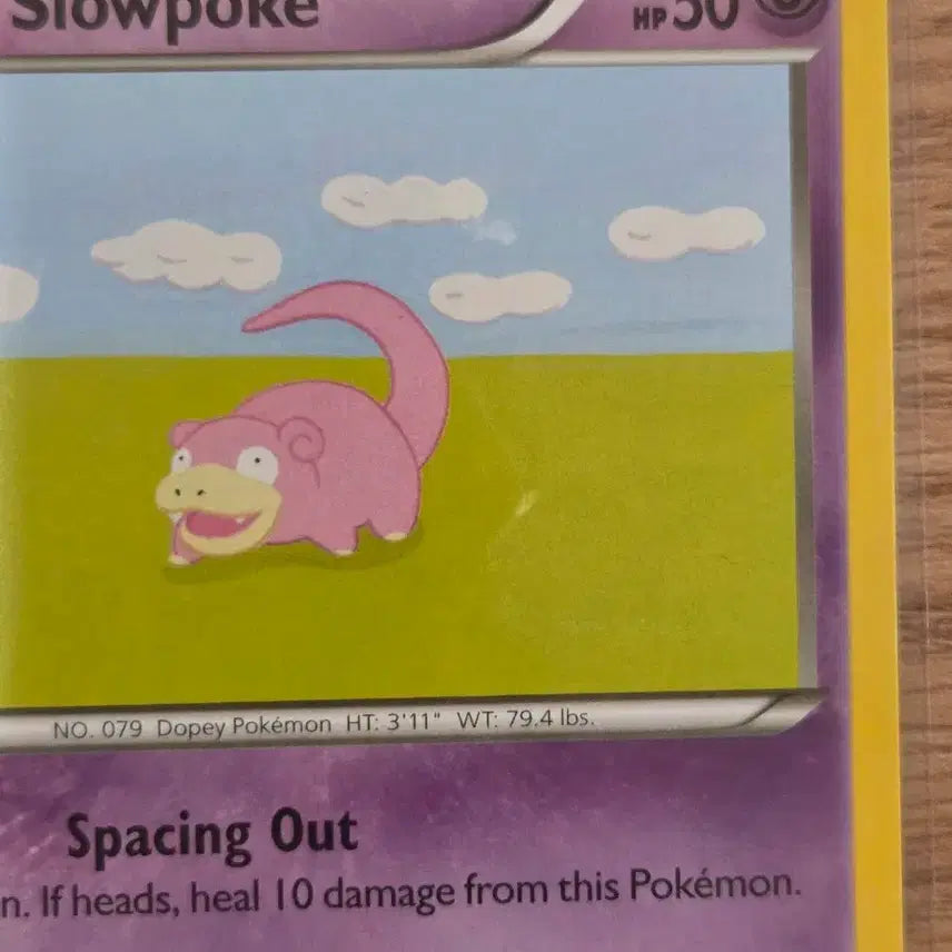 [BUNJANG] Pokemon Card 2016 XY Set Slowpoke (32/83) North American Version / [영판/북미판] 포켓몬 카드 2016년 XY세트 야돈 빈티지 올드백 (32/83)
