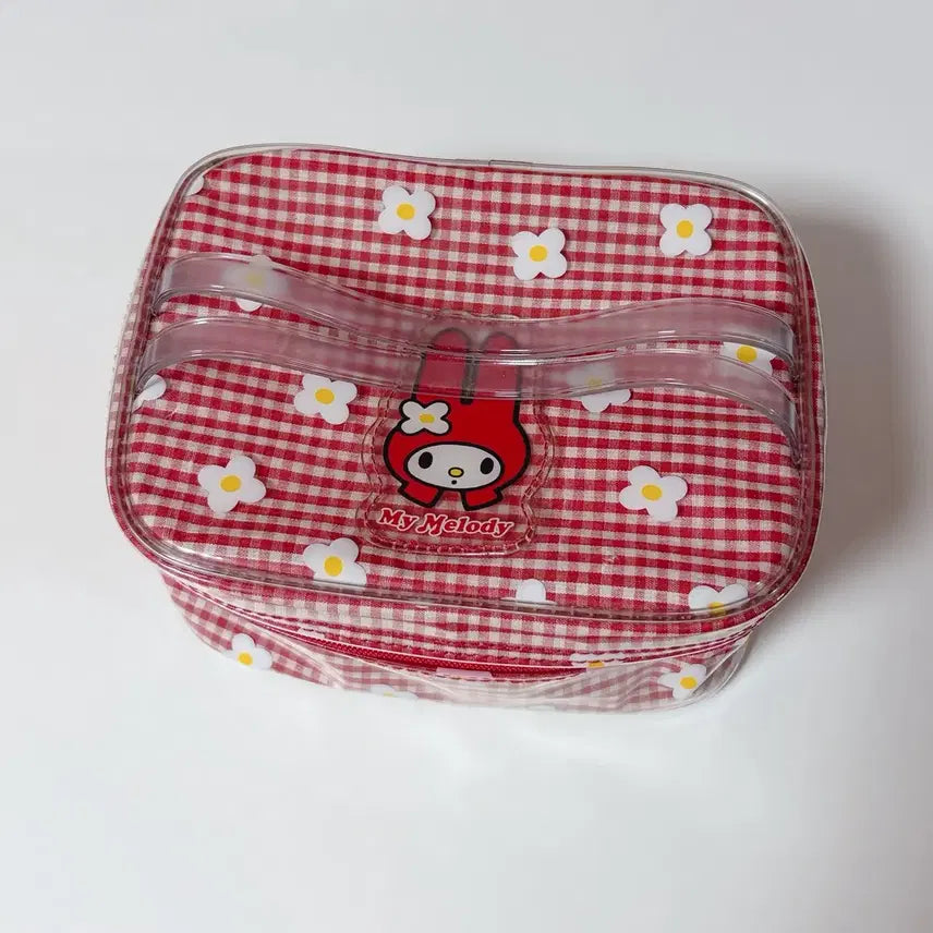 [BUNJANG] Vintage Red My Melody Pouch / 레어 고전 빨간마이멜로디 파우치 고전빨마 고전마멜 비비틱스