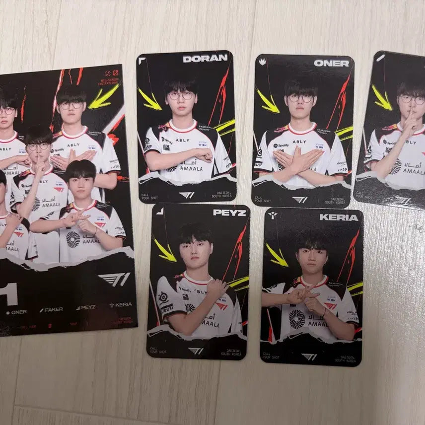 [BUNJANG] Msi T1 Photocard and Postcard / Msi T1 포토카드 및 엽서