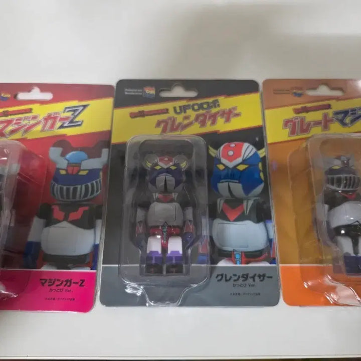 [BUNJANG] Bearbrick Mazinger 3-Set: Mazinger Z, Great Mazinger, Grendizer / 베어브릭 마징가 3종 세트 마징가Z 그레이트 마징가 그랜다이저