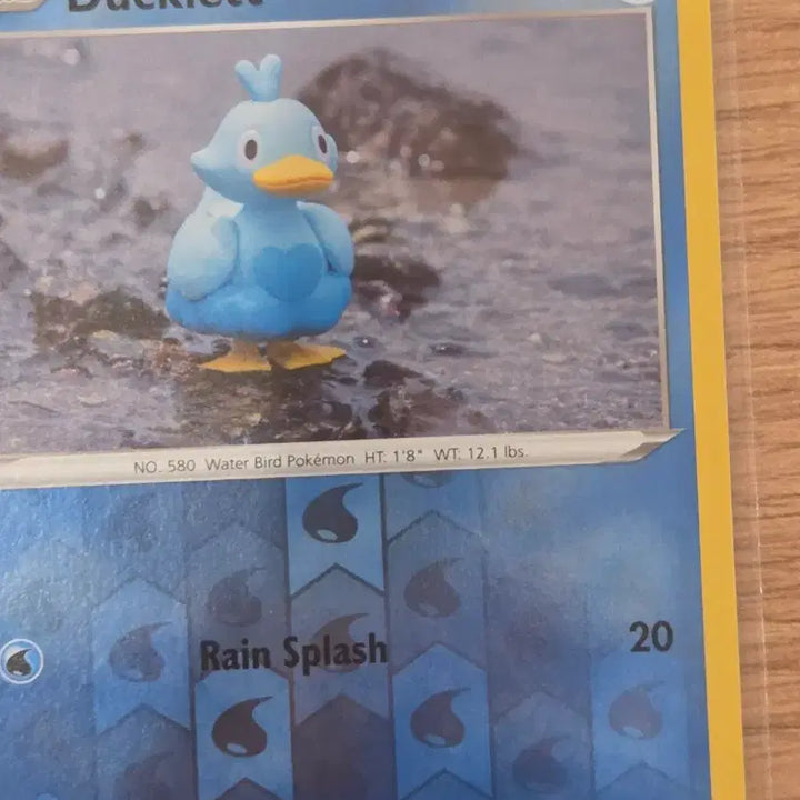 [BUNJANG] Pokemon Card Ducklett Reverse Holo Yuka Morii Clay Art (Lost Origin 046/196) / [영판/북미판] 포켓몬 카드 꼬지보리(Ducklett) 리버스 홀로 Yuka Morii 클레이 아트 (046/196)