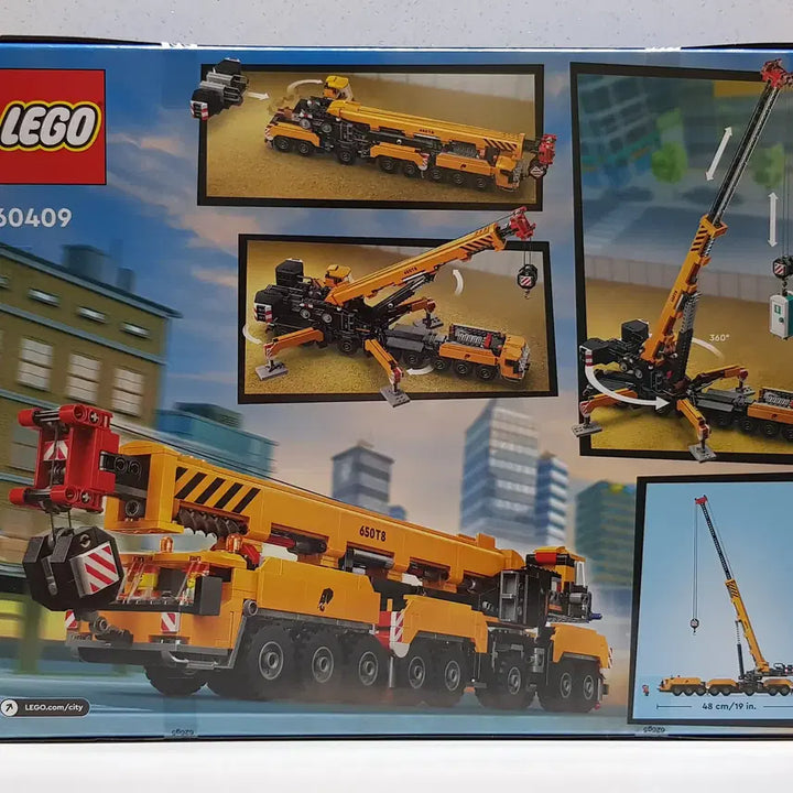 [BUNJANG] LEGO 60409 City Yellow Mobile Construction Crane / 레고 60409 시티 노란색 이동식 건설용 크레인