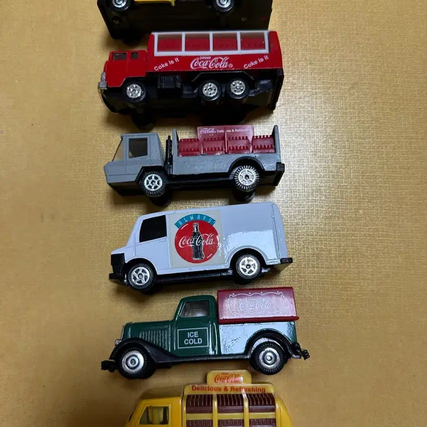 [BUNJANG] 1997 Coca-Cola Event Mini Car Set (6 Types) / 1997년 코카콜라 이벤트 미니카 6종 판매합니다.