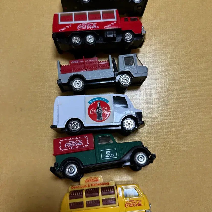 [BUNJANG] 1997 Coca-Cola Event Mini Car Set (6 Types) / 1997년 코카콜라 이벤트 미니카 6종 판매합니다.