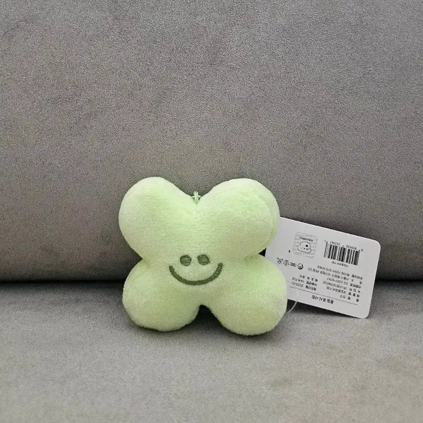 [BUNJANG] Authentic Four-Leaf Clover 6cm Keyring Plush Doll / 정품 네잎클로버 6cm 키링 인형