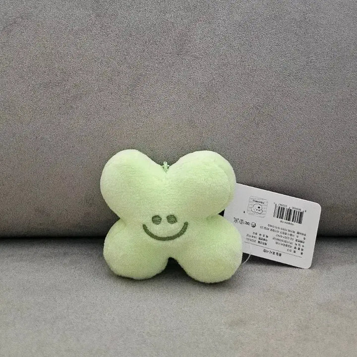 [BUNJANG] Authentic Four-Leaf Clover 6cm Keyring Plush Doll / 정품 네잎클로버 6cm 키링 인형
