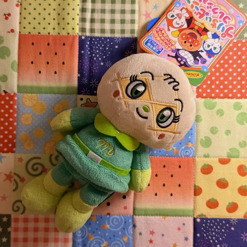 [BUNJANG] SEGA Anpanman Purichibins Washable Plush Doll / SEGA 메론빵맨 푸리치빈즈 씻을 수 있는 봉제 인형 호빵맨 고전