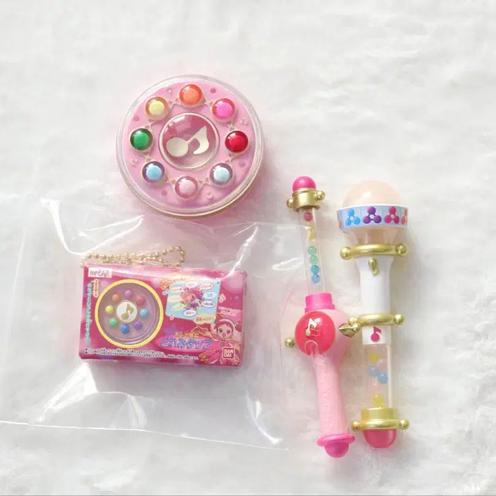 [BUNJANG] Ojamajo Doremi Gacha &amp; Doremi Sticker Set / 꼬마 마법사 레미 도레미 가챠+레미스티커 2종set