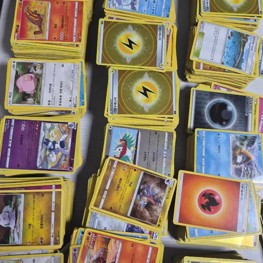 [BUNJANG] Pokemon XY Sun &amp; Moon Unused Card Collection 100-Card Bundle / 포켓몬 카드 XY 썬문 소실 일반카드 도감작용 100장 묶음