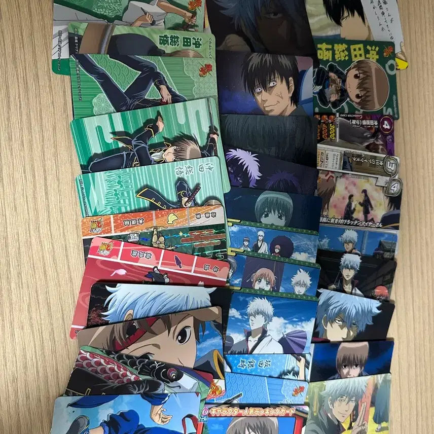 [BUNJANG] Gintama Paper Card Bundle Set (34 pcs) / 은혼 지류 카드 34장 일괄 양도