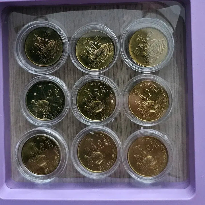 [BUNJANG] Korean Bank Old 5 Won Coin Collection Bundle Set / (미사용) 한국은행  구 5원 컬렉션   일괄
