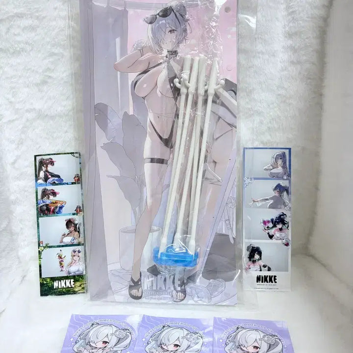 [BUNJANG] Niki Summer Pop-Up Cinderella Banner + 3 Stickers / 니케 여름 팝업 신데렐라 배너+ 스티커3개+포카2장