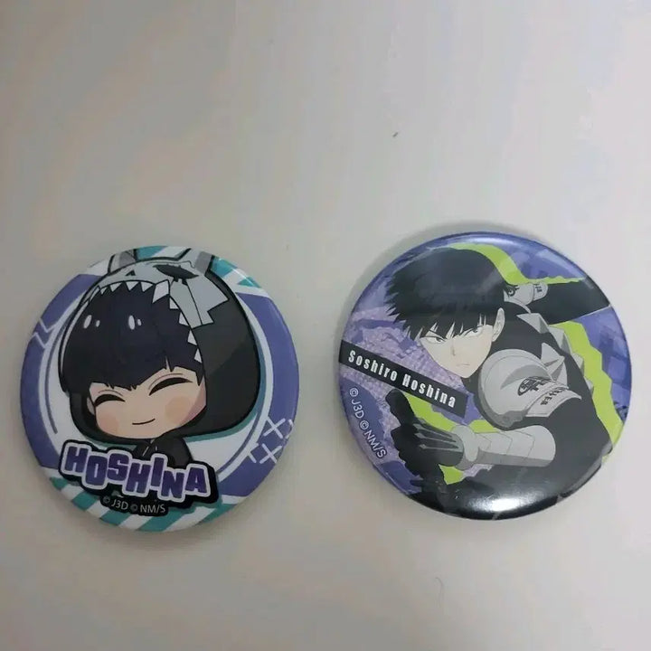 [BUNJANG] Kaiju No. 8 Hoshina 2 Types Can Badges / 괴수8호 호시나 캔뱃지 2종