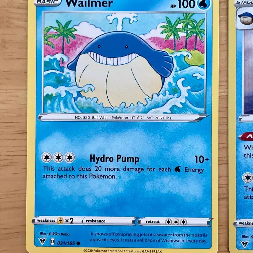 [BUNJANG] Pokemon Card Wailord Set - North America / 북미 포켓몬카드 고래왕자 고래왕 세트