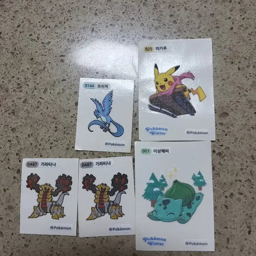 [BUNJANG] Pokemon Sticker Sheet / 포켓몬띠부실