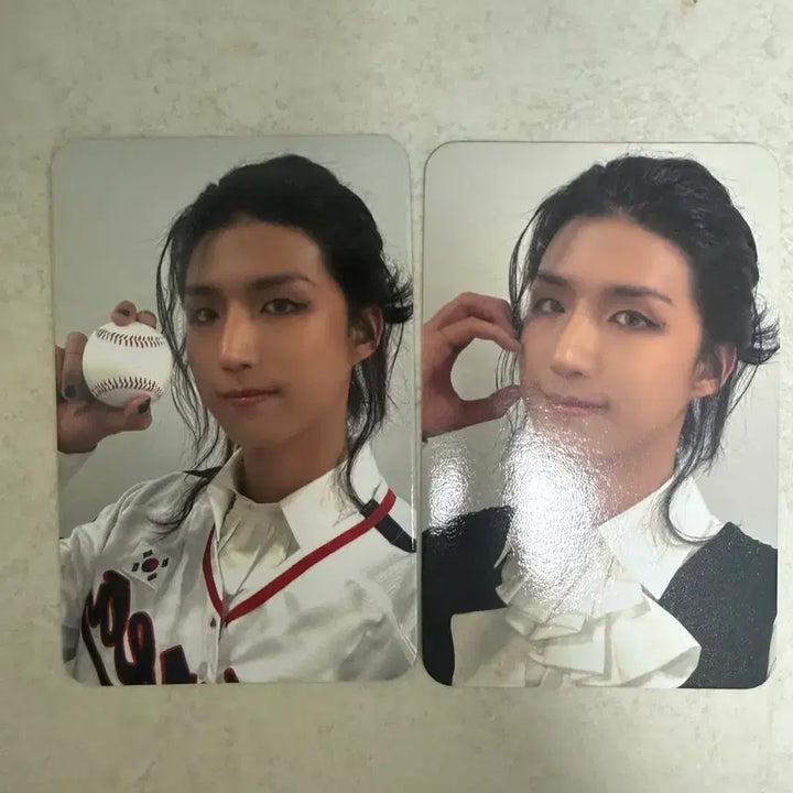 [BUNJANG] AKZIZ Baseball Uniform Edition Junhan Bundle Set Photocard / 엑디즈 미공포 포카 야구부 볼만두 준한 일괄