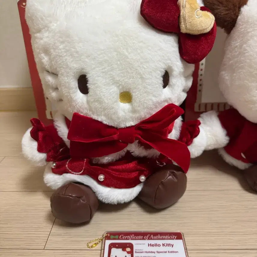 [BUNJANG] Sanrio Hello Kitty Seongsu Holiday Popup Christmas Plush Set / 헬로키티 성수 홀리데이 팝업 크리스마스 누이 , 마스코트 세트