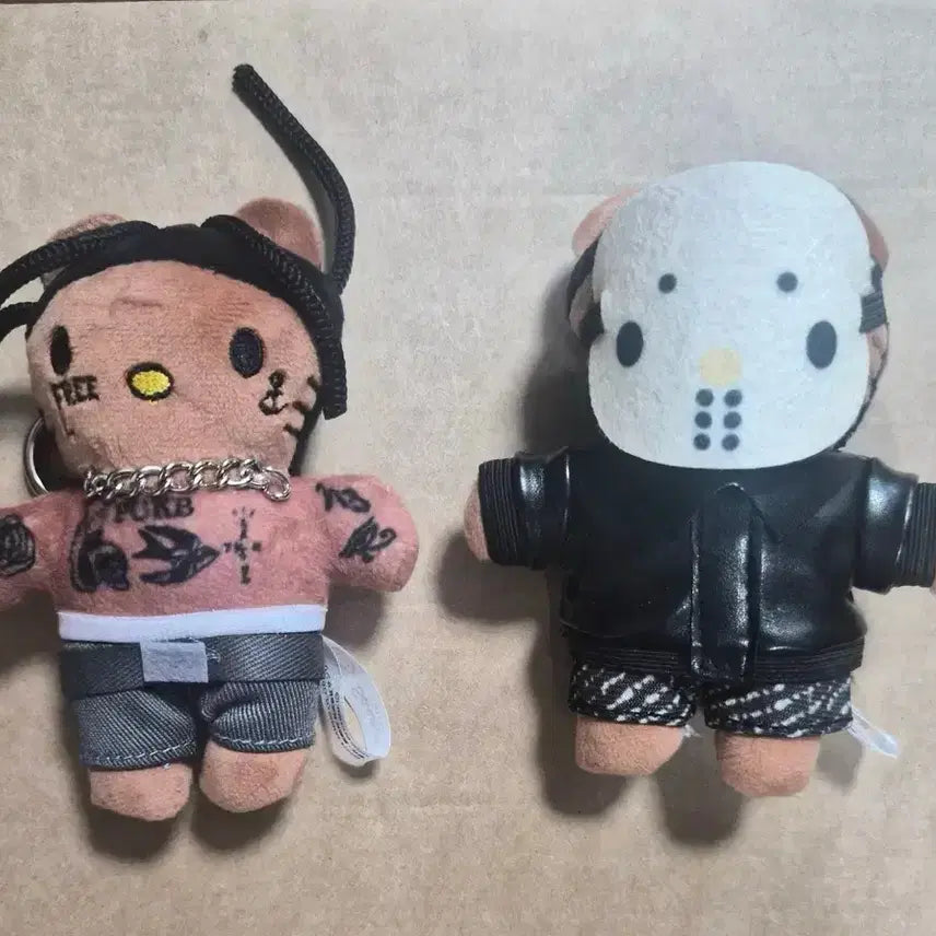 [BUNJANG] Hello Kitty Hip Hop Doll Keychain Set / 헬로키티 힙합 인형 키링 2종