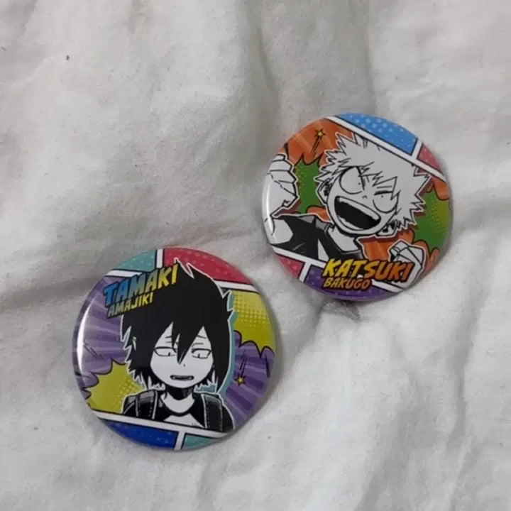 [BUNJANG] My Hero Academia Chibi Can Badge Set / 나히아 히로아카 치비 캔뱃지