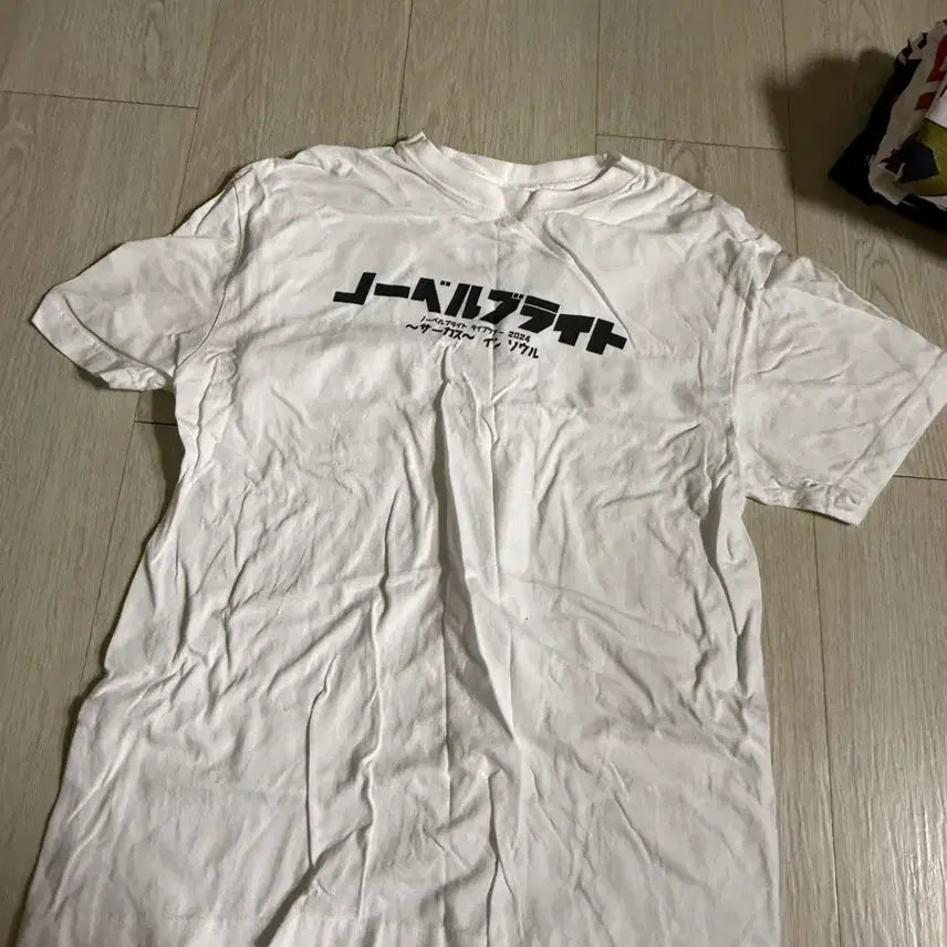 [BUNJANG] Nobel Bright 2024 Korea Tour T-Shirt / 노벨브라이트 24내한 티셔츠 (실착1회)