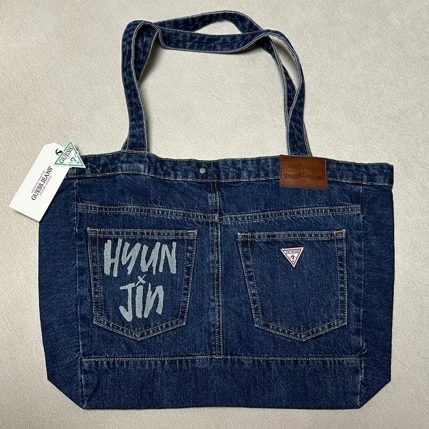 [BUNJANG] Stray Kids Hyunjin Guess Denim Bag / 스트레이키즈 현진 게스 데님백